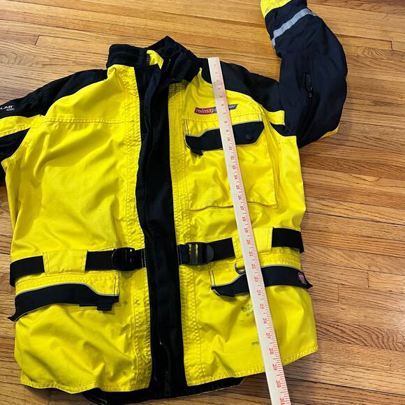 REIMA Coat Mens XL Black Yellow Kevlar 3 in 1 Snow Board Snowmobile Jacket - Picture 13 of 13